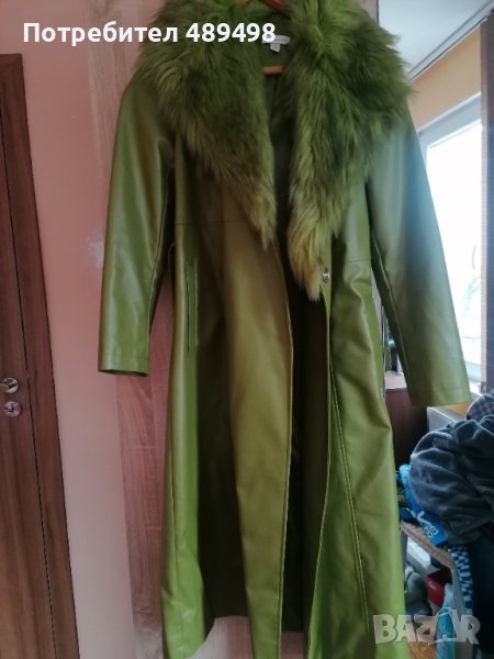 Дамски кожен тренчкот , снимка 1