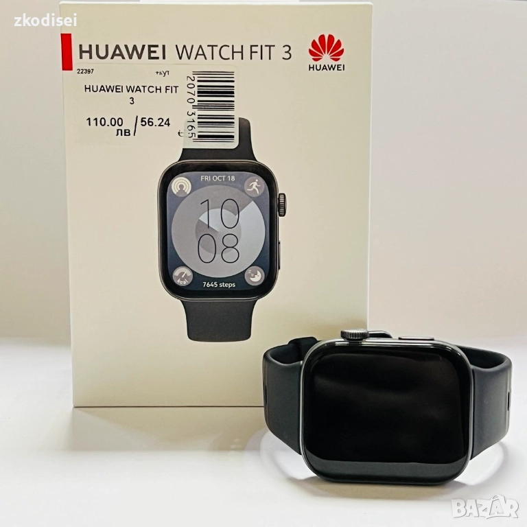 Часовник HUAWEI WATCH FIT 3, снимка 1