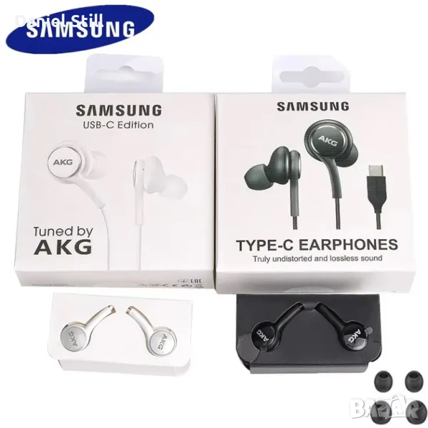 Оригинални Стерео Samsung слушалки AKG за новите телефони жак USC C, снимка 1