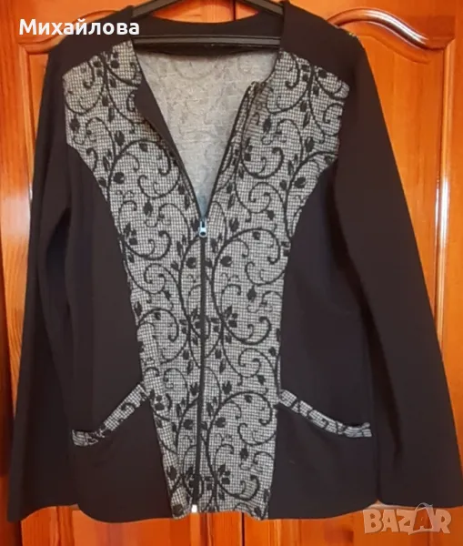 Дамско сако с цип, снимка 1