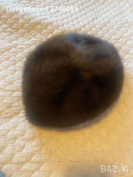 Дамска шапка визон, снимка 1