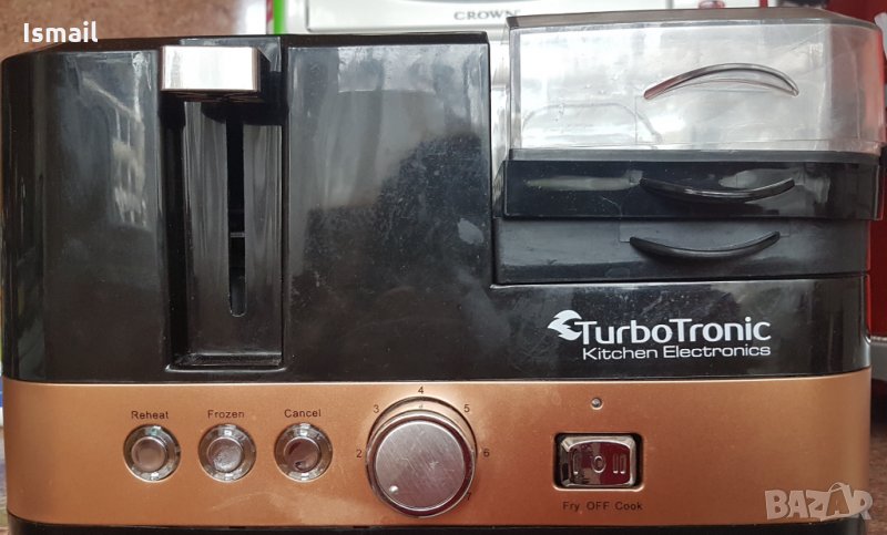 Тостер Turbo Tronic с функция за приготвяне на яйца, Инокс, снимка 1