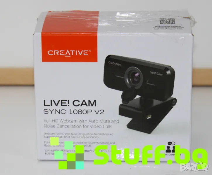 Web камера CREATIVE Live Cam Sync 1080P V2, снимка 1