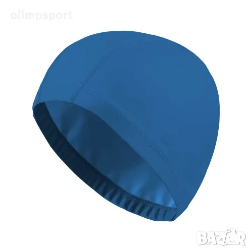 Плувна шапка от текстил, която се поставя и сваля лесно и бързо. Изключително удобна, не скубе косат, снимка 1