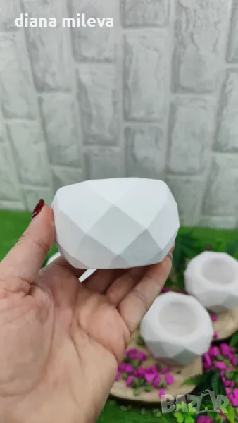 Кашпи от гипсокерамика № 4, снимка 1