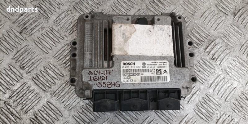 Компютър Сitroen C4 1.6HDI 2007г. 0281013332 9664257580, снимка 1