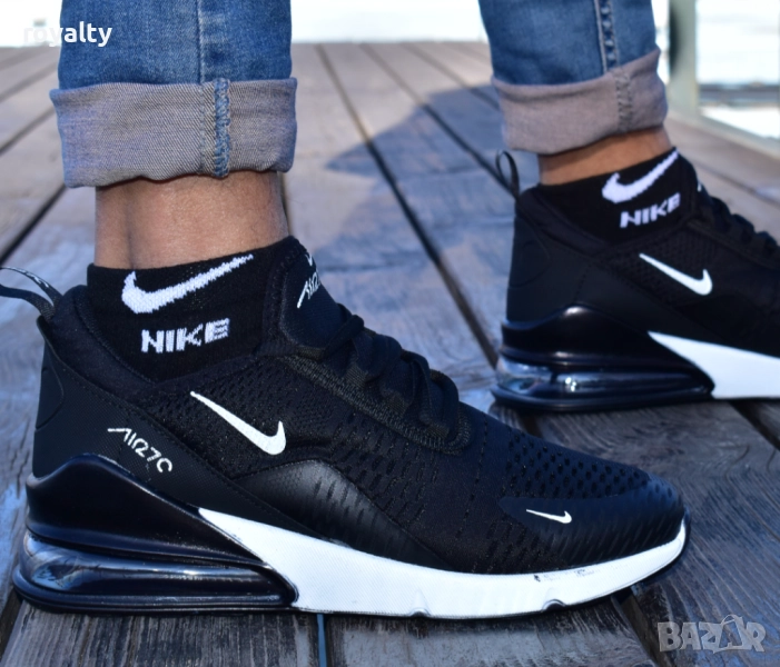 Мъжки Маратонки Nike Air Max 270 Winter цвят: чрно-бяло, снимка 1