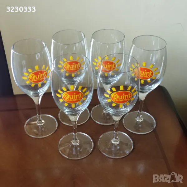 Кристални чаши за вино НОВИ в кашон, снимка 1