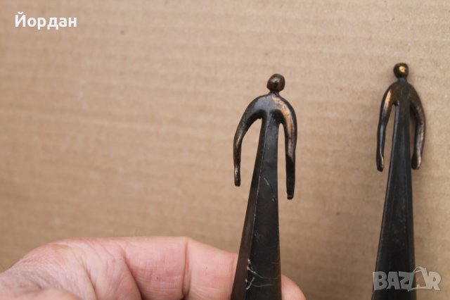 Две бронзови фигури, снимка 6 - Колекции - 44389563