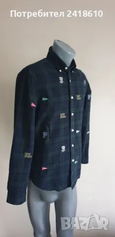 POLO Ralph Lauren Slim Fit Plaid Oxford Cotton Mens Size M ОРИГИНАЛ! Мъжка Риза!, снимка 9 - Ризи - 47894632