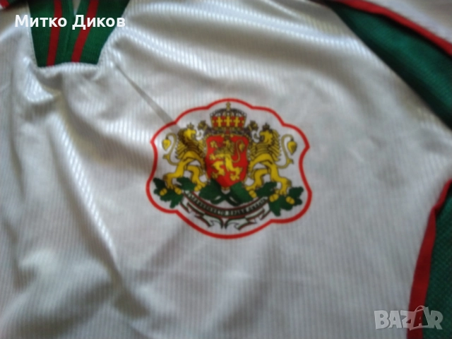 България футболна тениска маркова на Пума 1996г.официална евро 1996г размер Л и М, снимка 11 - Футбол - 51552918