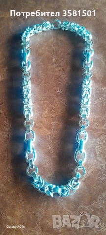 128/Сребърен Синджйр-150гр.🇧🇬, снимка 2 - Колиета, медальони, синджири - 48078142