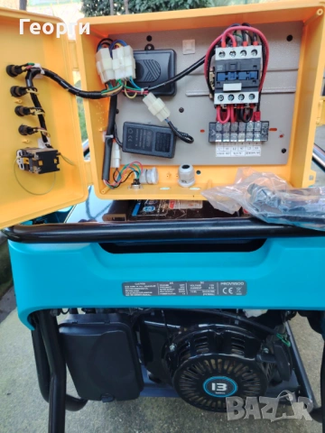 Бензинов монофазен генератор. , снимка 12 - Други машини и части - 53664315