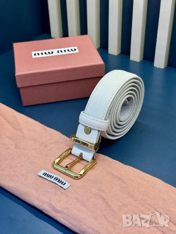 колани от естествена кожа в кутия valentino garavani miu miu , снимка 13 - Колани - 50644651