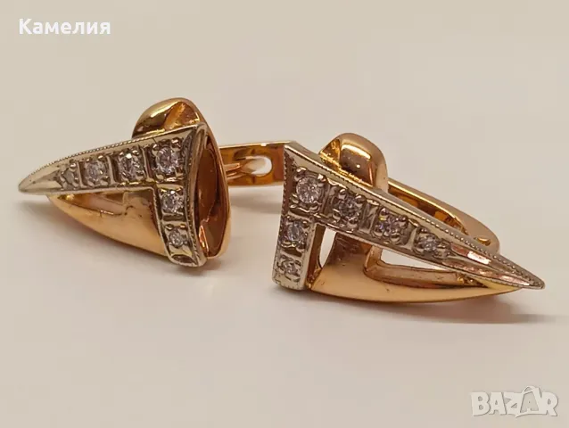 Руско злато , снимка 3 - Обеци - 49795350