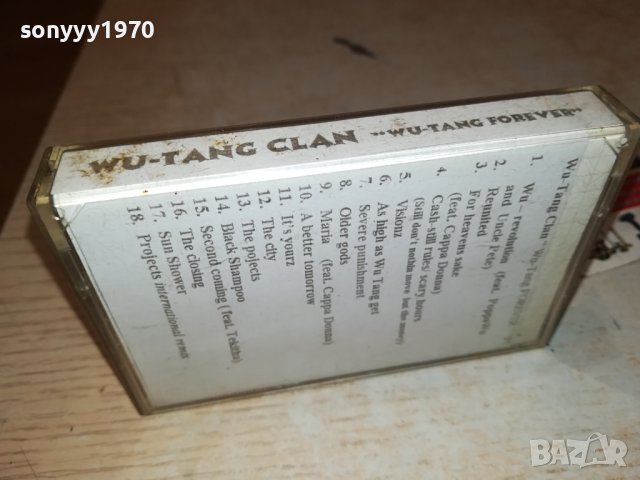WU-TANG КАСЕТА 1006231651, снимка 8 - Аудио касети - 41082767