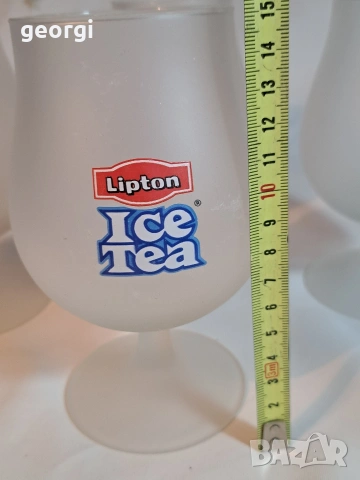 4 чаши за студен чай Ice tea Lipton 32/2, снимка 6 - Чаши - 53063646