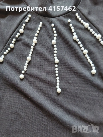 уникална ХС рокля с перли, снимка 2 - Рокли - 53843627