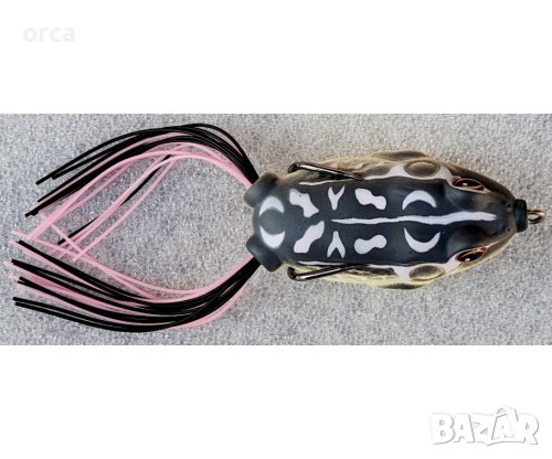 Примамка за щука и сом - жаба DANCER Pink/Black, снимка 1 - Такъми - 44524587