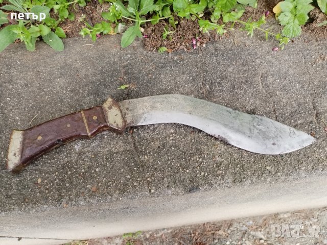 Стар нож тип Кукри, снимка 7 - Антикварни и старинни предмети - 40374421