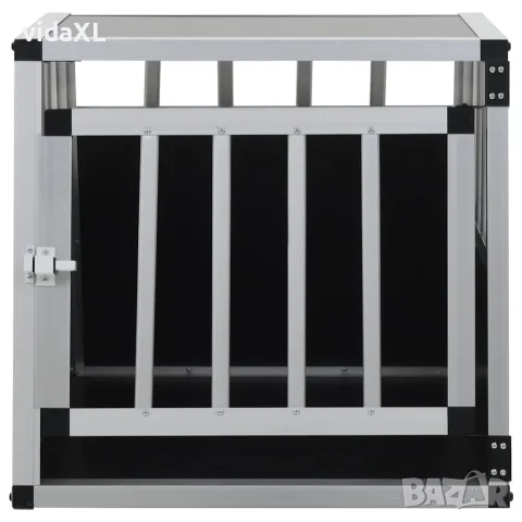 vidaXL Кучешка клетка с една врата, 54x69x50 см, снимка 2 - За кучета - 56146191
