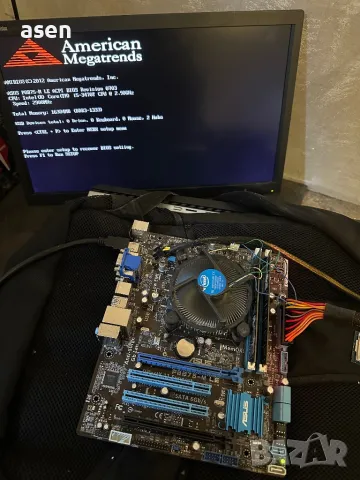 платка Asus P8B75-M LE, B75, LGA1155 и процесор Core™ i5-3470T , снимка 2 - Дънни платки - 49520915