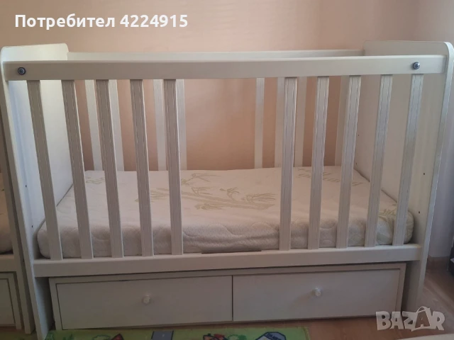 Детско легло Arbor + подарък матрак 60/120, снимка 3 - Бебешки легла и матраци - 51023605