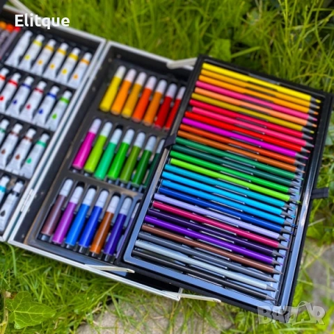 Комплект за рисуване – 150 части, снимка 2 - Рисуване и оцветяване - 53372821