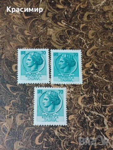 Винтидж ПОЩЕНСКИ марки Италия , снимка 2 - Филателия - 53215299