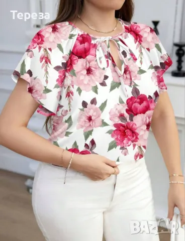 🆕Флорална туника / XL -XXL, снимка 2 - Туники - 50104990