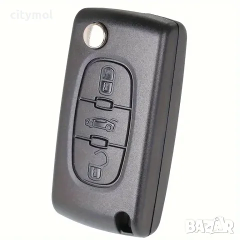 Кутийка за ключ с 3 бутона за Peugeot/Citroen 207 307 308 407 607 Partner Berlingo C2 C3 C4