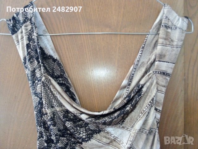 Ефектна дамска рокля - ликра, снимка 6 - Рокли - 41783991