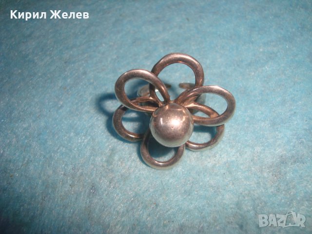 СРЕБЪРНО ЦВЕТЕ - ФЛОРАЛЕН АРТ ДИЗАЙНЕРСКИ СРЕБЪРЕН РЕГУЛИРУЕМ ПРЪСТЕН БИЖУ ВИСОКА ПРОБА СРЕБРО 25102, снимка 7 - Пръстени - 35828522