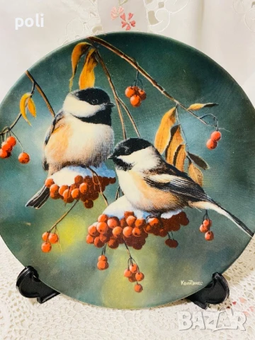 порцеланова чиния за стена , снимка 2 - Декорация за дома - 51123521