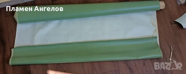 Изкуствена кожа - зелена, снимка 3 - Декорация за дома - 50217047