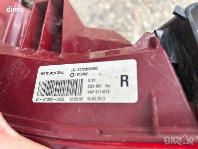 Десен стоп за Mercedes E класа W212  Facelift LED 2129068802, снимка 3 - Части - 40291841