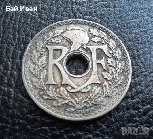 Стара монета 25 сантима 1929 г. Франция- красива !, снимка 8 - Нумизматика и бонистика - 42219448