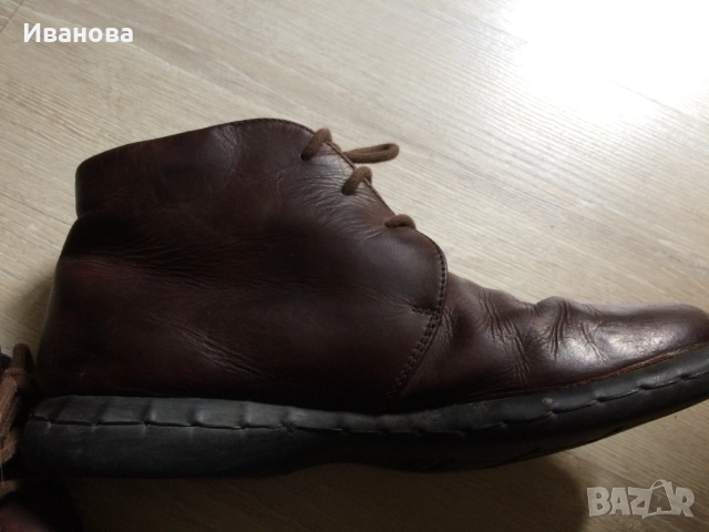 Кафяви обувки,естественна кожа., снимка 3 - Дамски боти - 52434727
