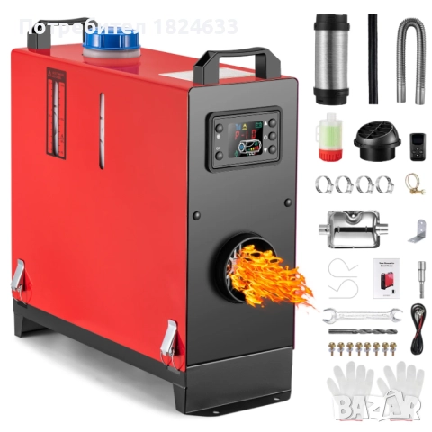 Суха дизелова печка 8 киловата 12 волта преносима, снимка 3 - Аксесоари и консумативи - 52511374