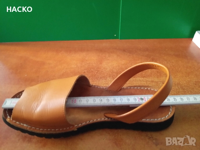 Кожени Сандали 100% Естествена Кожа НОМЕР 39, снимка 6 - Сандали - 51619009