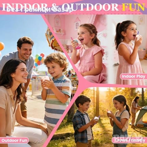 Нови Детски радиостанции русалка уоки-токи 2 броя 1 канал на батерии, снимка 3 - Образователни игри - 53525623