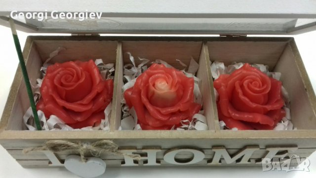 Цветя от глицерин.сапун, снимка 4 - Изкуствени цветя - 39357090