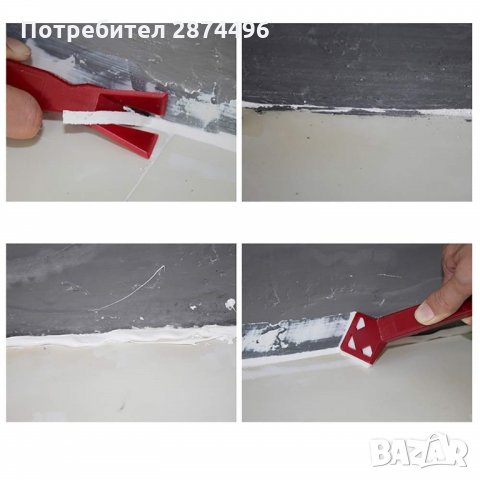 3238 Комплект инструменти за отстраняване и нанасяне на силикон, снимка 6 - Други инструменти - 35832234