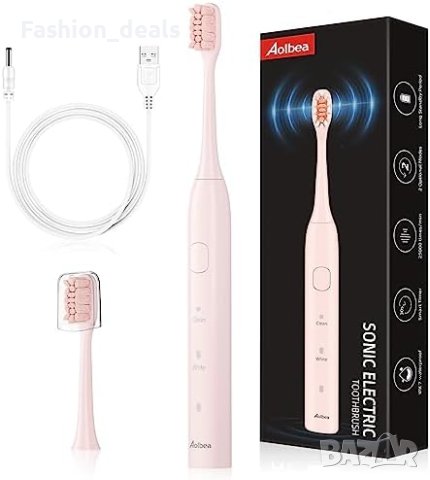 Нова Розова акумулаторна електрическа четка за зъби възрастни Грижа уста