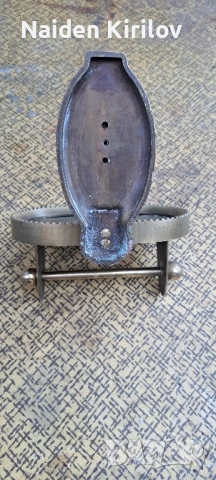 Стара бронзова поставка за тоалетна хартия , снимка 11 - Антикварни и старинни предмети - 51163318