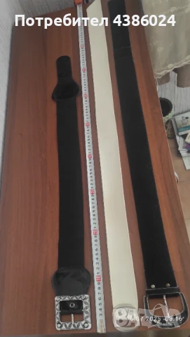 ДАМСКИ КОЛАНИ ЧЕРНИ И БЯЛ ШИРОКИ 5-6 СМ, снимка 4 - Колани - 50973134