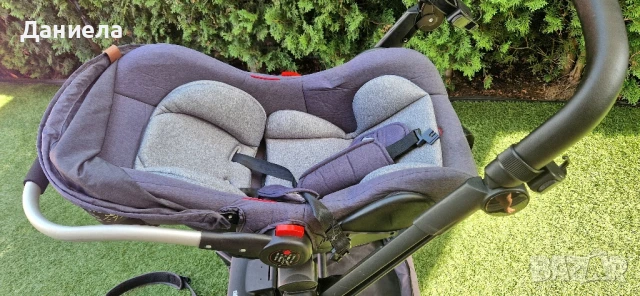 CHIPOLINO Electra Комбинирана бебешка количка 3в1 – кош, столче и седалка , снимка 12 - Детски колички - 51174376