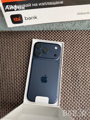 НОВ! 256Gb *ЛИЗИНГ* iPhone 17 Pro Deep Blue /Айфон Гарания, снимка 4 - Apple iPhone - 51878916