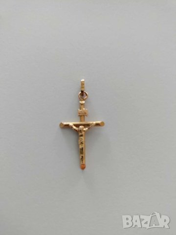 златна висулка кръст 48902-1