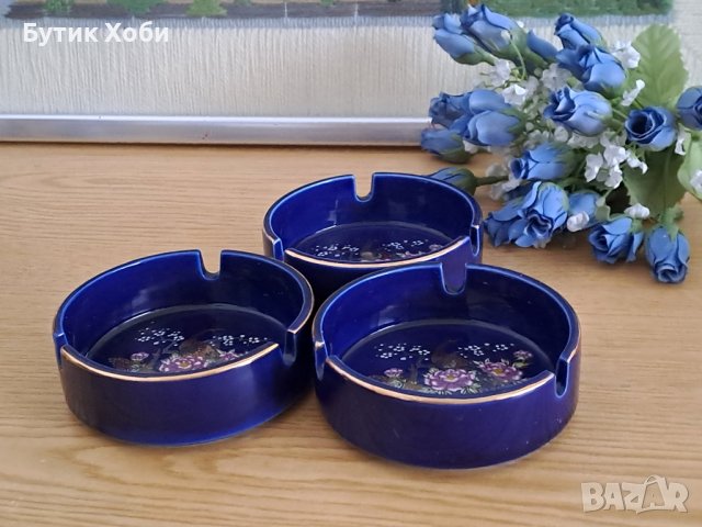 Комплект порцеланови пепелници, снимка 1